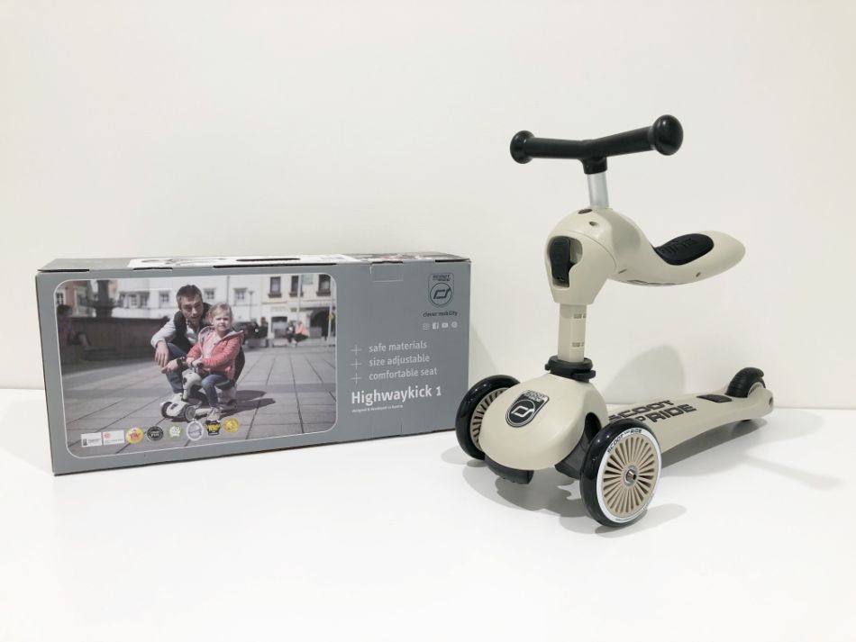 Scoot&Ride（スクート&ライド） Highwaykick1（ハイウェイキック1） キッズスクーター （アッシュカラー）
