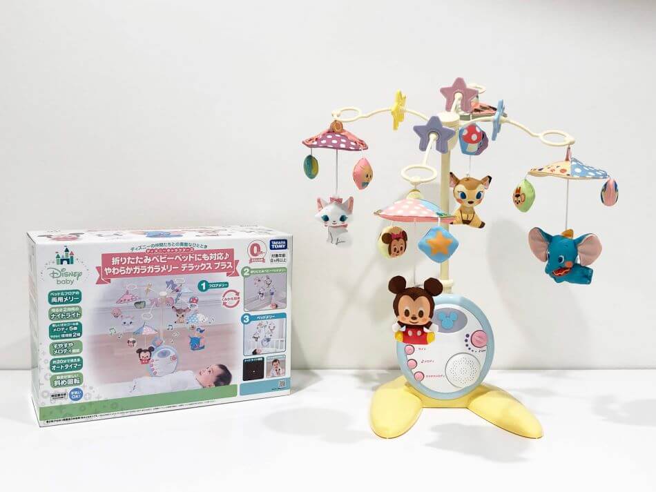 やわらかガラガラメリー デラックス プラス ディズニーキャラクターズ
