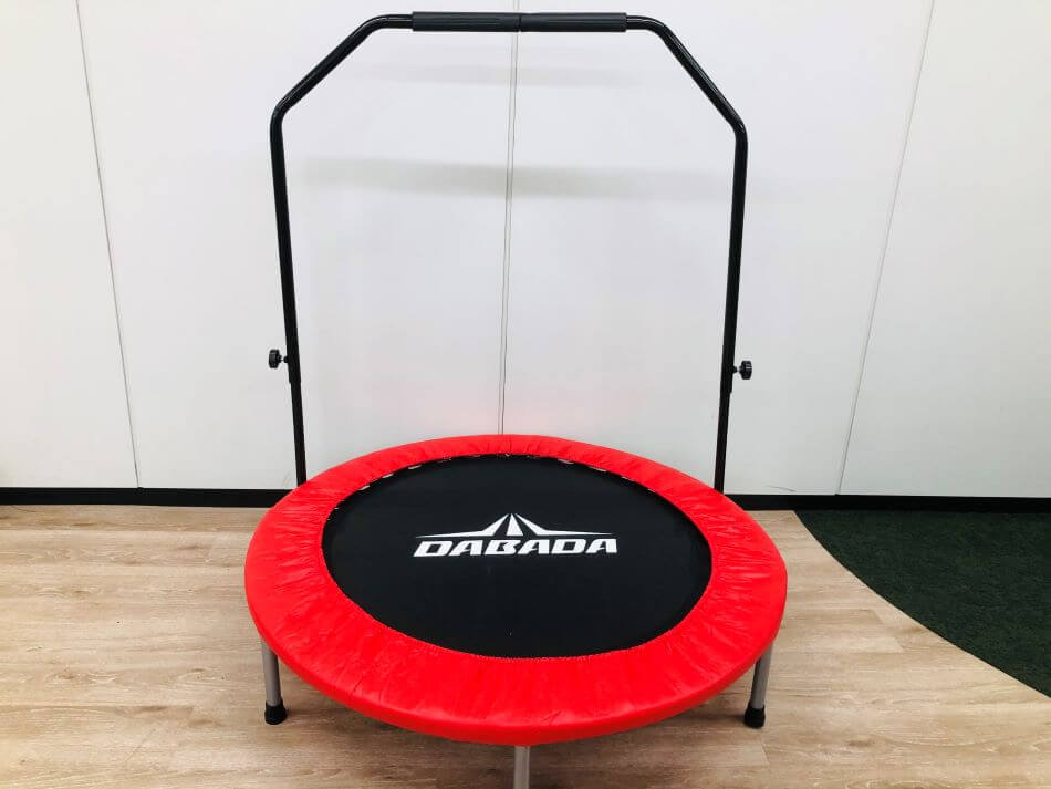 DABADA（ダバダ）トランポリン 手すり付き（レッド）