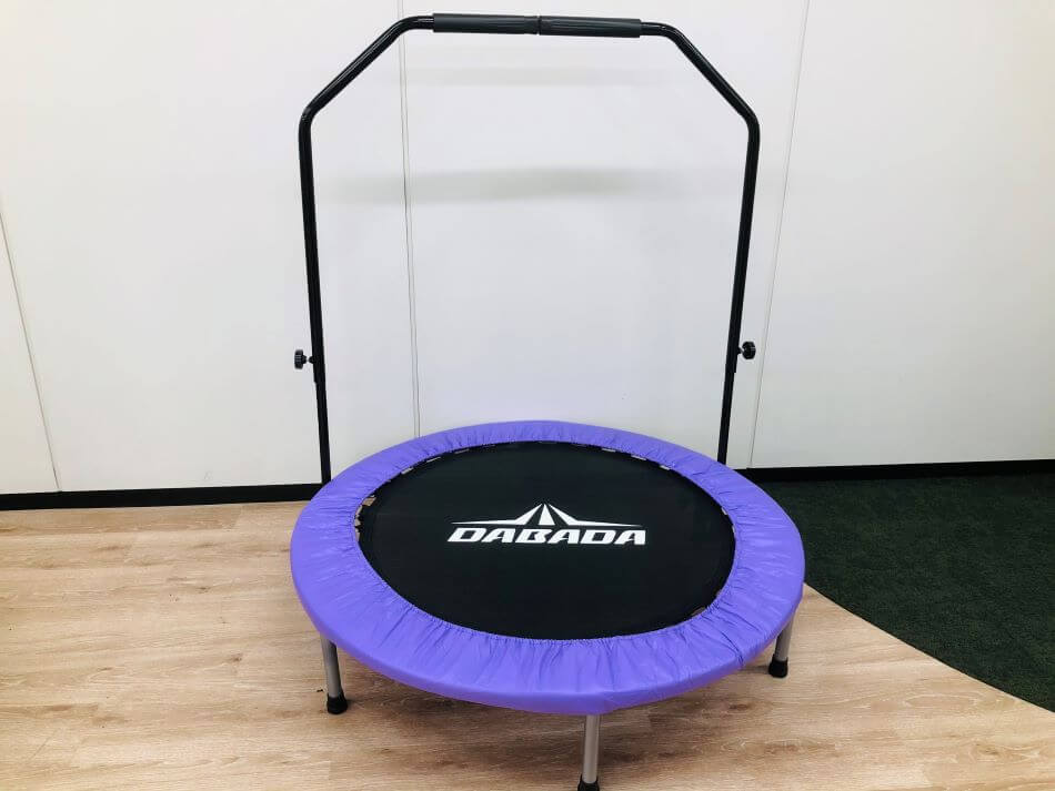 DABADA（ダバダ）トランポリン 手すり付き（パープル）